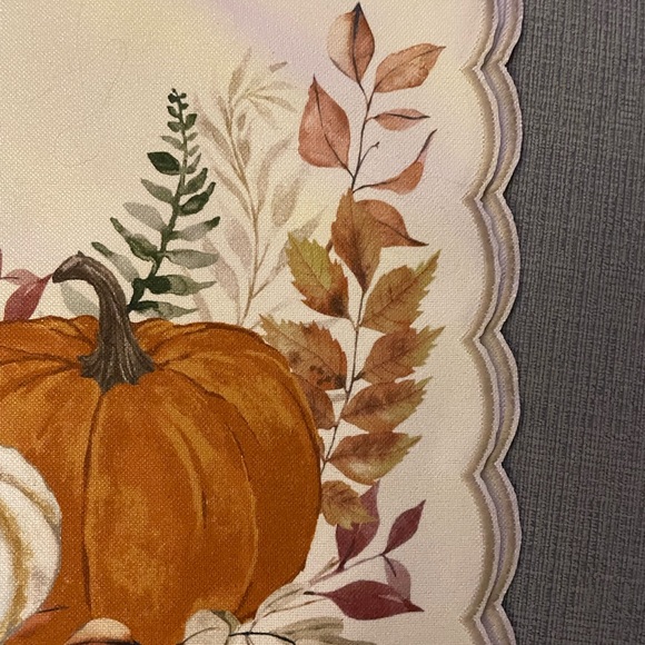 Fall Pumpkin Placemat holiday Placemats-3 in set - Picture 2 of 9